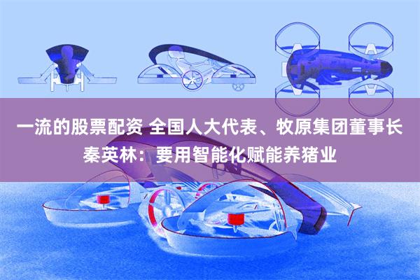一流的股票配资 全国人大代表、牧原集团董事长秦英林：要用智能化赋能养猪业
