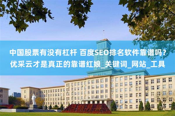 中国股票有没有杠杆 百度SEO排名软件靠谱吗？优采云才是真正的靠谱红娘_关键词_网站_工具
